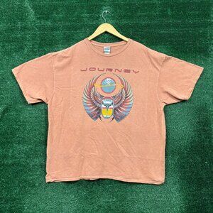 Journey Captured Album Rock Band T-Shirt Size XXL